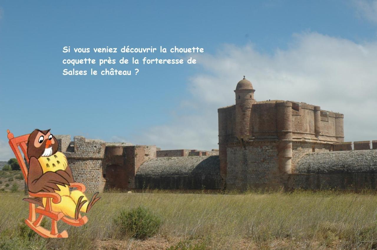 Villa Chouette coquette Salses-le-Château Esterno foto